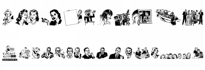 Vintage Mixed vol2 Font OTHER CHARS