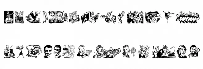 Vintage Mixed vol2 フォント 大文字
