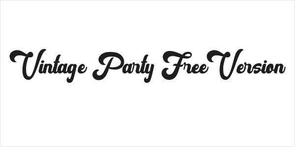 Vintage Party FreeVersion Logo