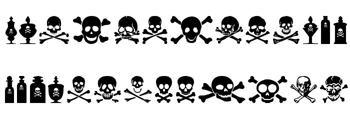 Vintage Poison Font LOWERCASE