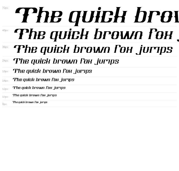 Vintage Postcard Italic Waterfall