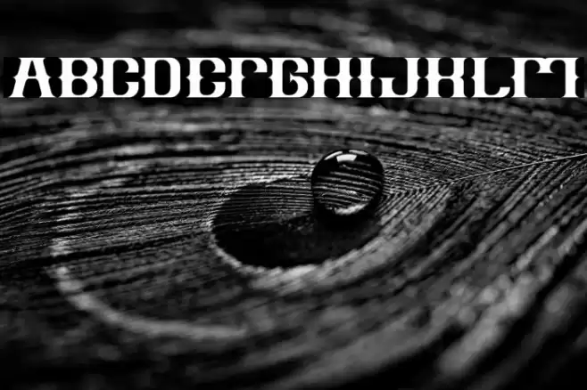 Vintage Postcard Font examples