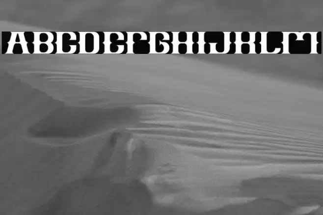 Vintage Postcard Font examples