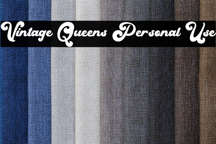 Vintage Queens Personal Use Example 3