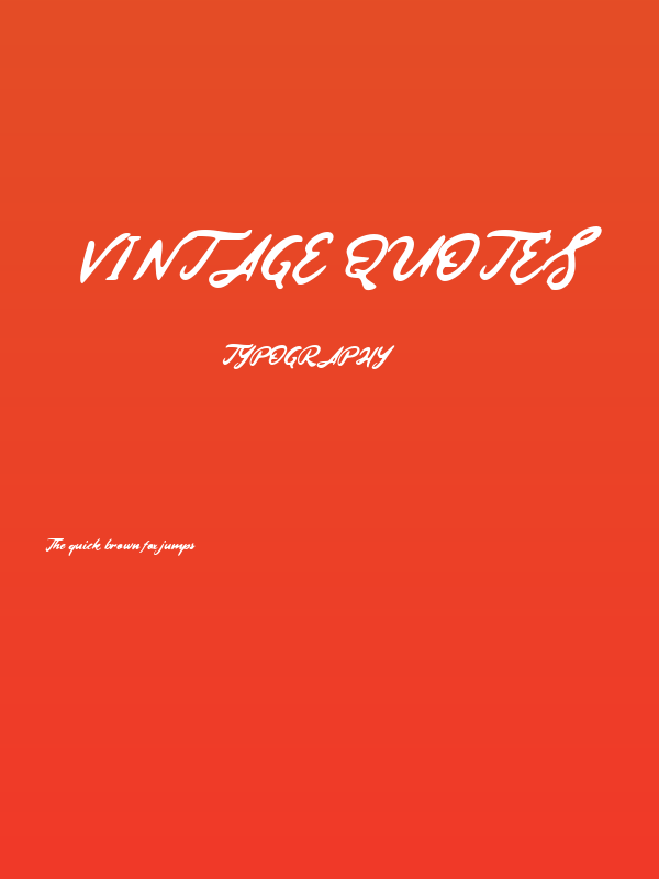 Vintage Quotes Poster