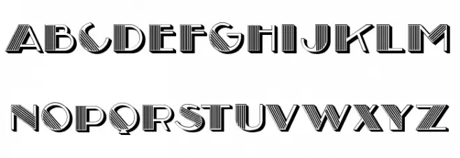 Vintage Regular फ़ॉन्ट लोअरकेस