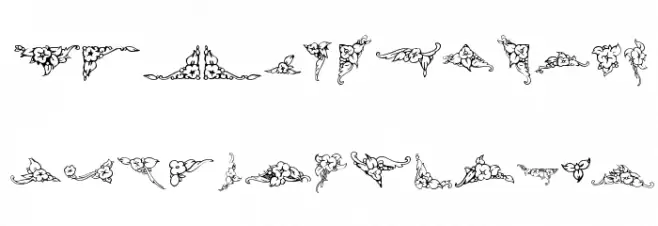 Vintage Regular फ़ॉन्ट लोअरकेस