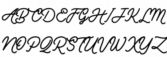 Vintage Rotter Personal Use フォント 大文字