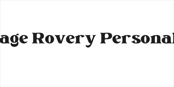 Vintage Rovery Personal Use Logo