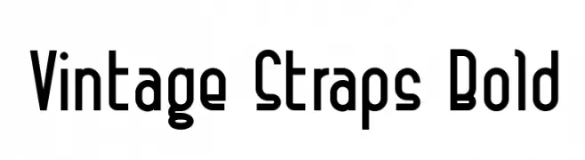 Vintage Straps Bold  Free Fonts Download