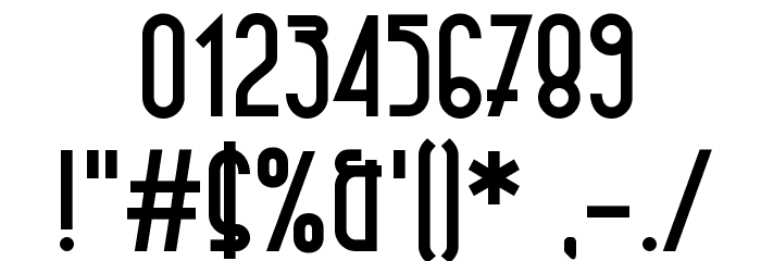 Vintage Straps Bold Font OTHER CHARS