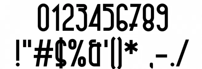 Vintage Straps Bold Font OTHER CHARS