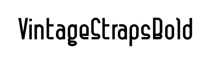 Vintage Straps Bold  Frei Schriftart Herunterladen