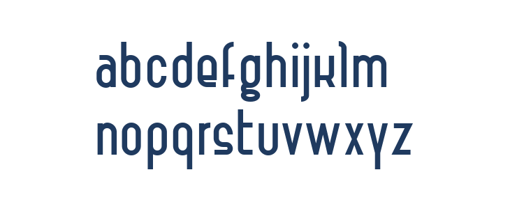 Vintage Straps Bold Lowercase