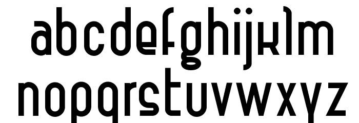 Vintage Straps Bold Font LOWERCASE