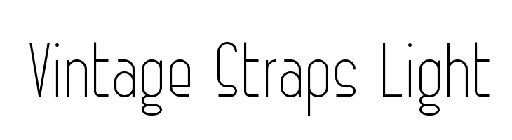 Vintage Straps Light  font caratteri gratis