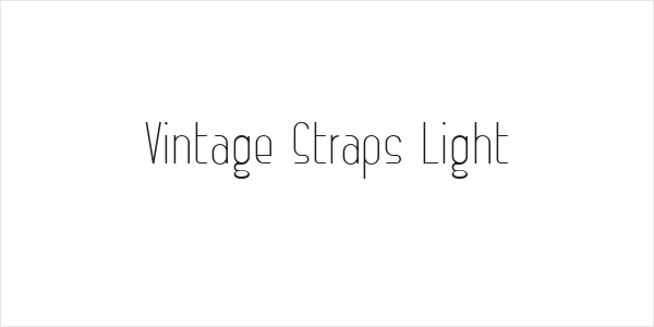 Vintage Straps Light Logo
