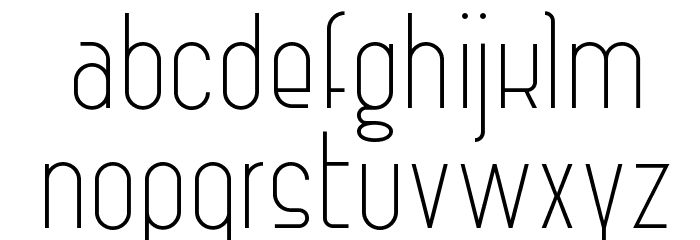 Vintage Straps Light Font LOWERCASE