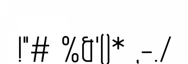 Vintage Straps Regular Font OTHER CHARS