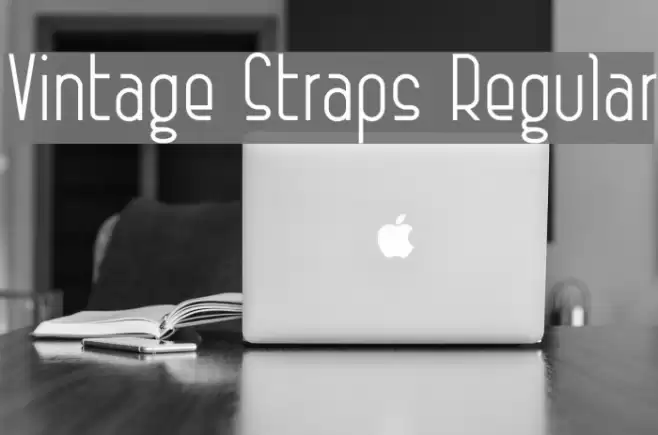Vintage Straps Regular Font examples