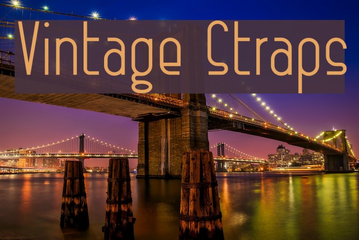 Vintage Straps Example 2