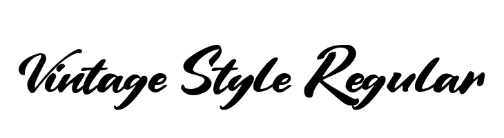 Vintage Style Regular  免费字体下载