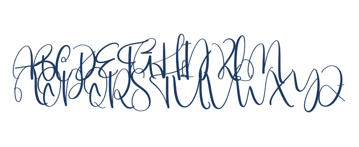 Vintage Style Uppercase