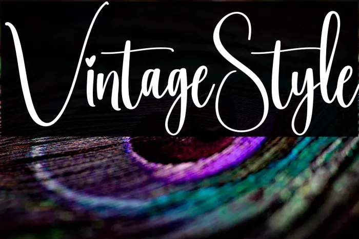 Vintage Style Example 1