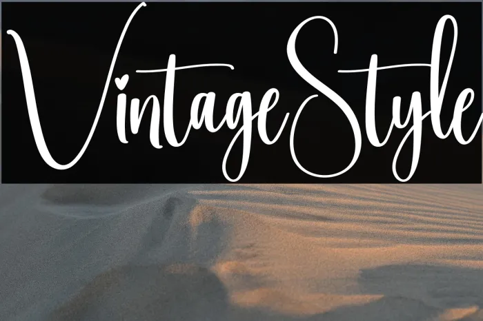Vintage Style Example 2