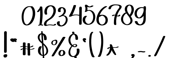 Vintage Teacher Font OTHER CHARS