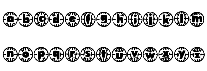 Vintage Vacation Font Litere mici