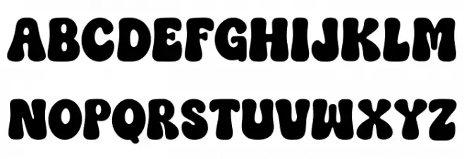 Vintage Valentine Regular फ़ॉन्ट अपरकेस