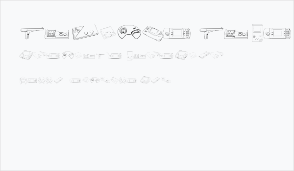 Vintage Video Games Business Card