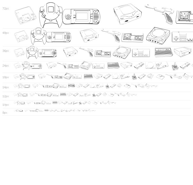 Vintage Video Games Waterfall