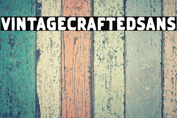 VintageCraftedSans Example 3