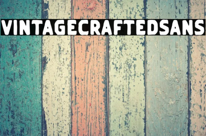 VintageCraftedSans Example 3