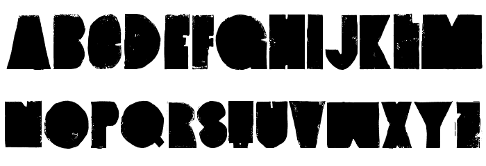 VintageDenim-SetA Font LOWERCASE