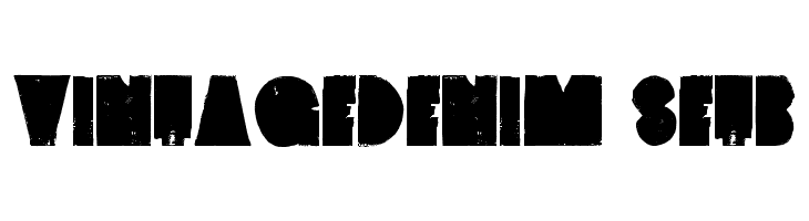 VintageDenim-SetB Font