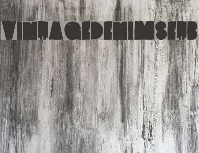 VintageDenim-SetB Font examples