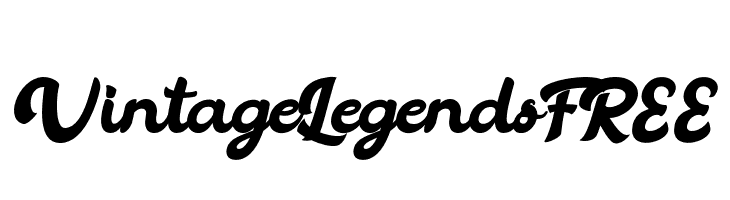 VintageLegendsFREE  Frei Schriftart Herunterladen