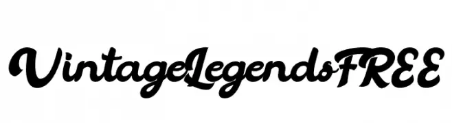 VintageLegendsFREE  Descarca Fonturi Gratis