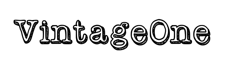 VintageOne  Frei Schriftart Herunterladen
