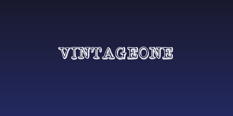 VintageOne Social Header