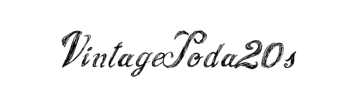 VintageSoda20s  Frei Schriftart Herunterladen