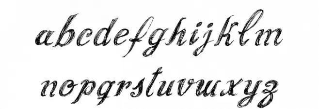 VintageSoda20s Caratteri MINUSCOLO