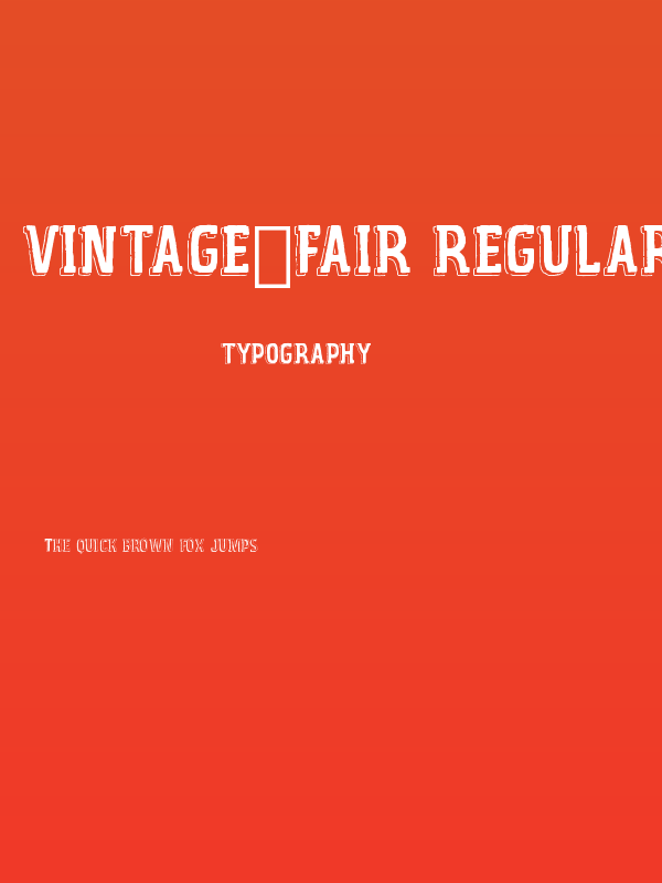 Vintage_fair Regular Poster