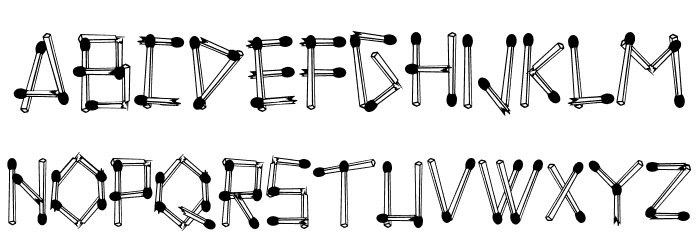 VintagesMatchesDemo Font LOWERCASE