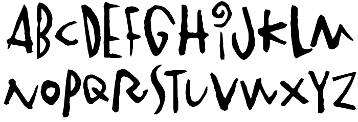 Vinterstad Schriftart Kleinbuchstaben