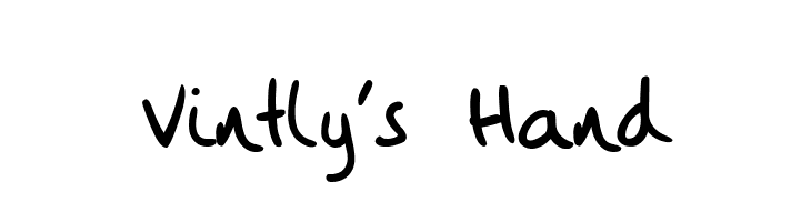 Vintly's Hand  Fuentes Gratis Descargar