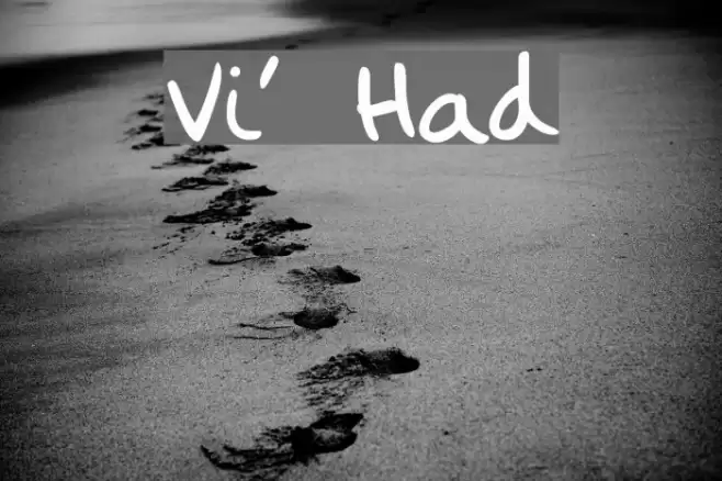 Vintly's Hand Font examples